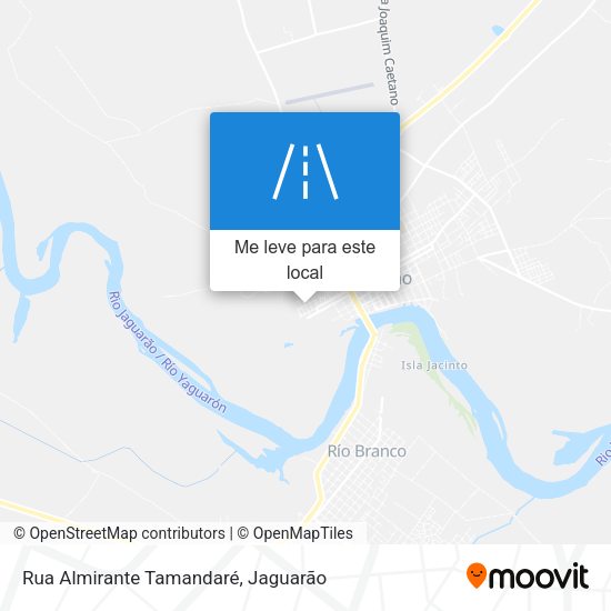 Rua Almirante Tamandaré mapa