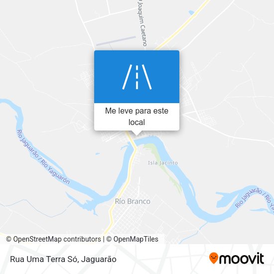 Rua Uma Terra Só mapa