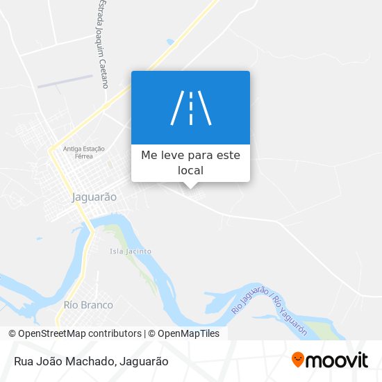 Rua João Machado mapa