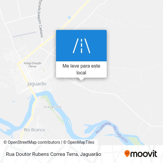 Rua Doutor Rubens Correa Terra mapa