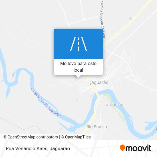 Rua Venâncio Aires mapa