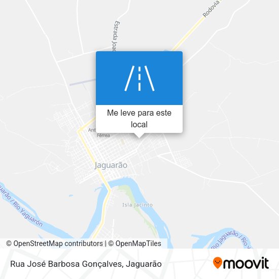 Rua José Barbosa Gonçalves mapa