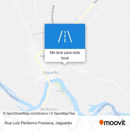 Rua Luiz Perdomo Fonseca mapa