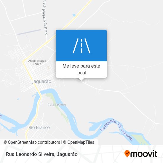 Rua Leonardo Silveira mapa