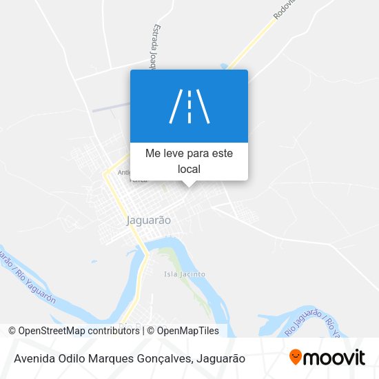 Avenida Odilo Marques Gonçalves mapa