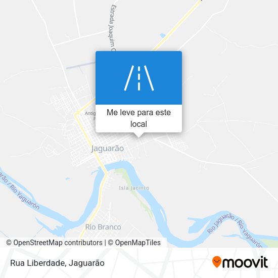 Rua Liberdade mapa