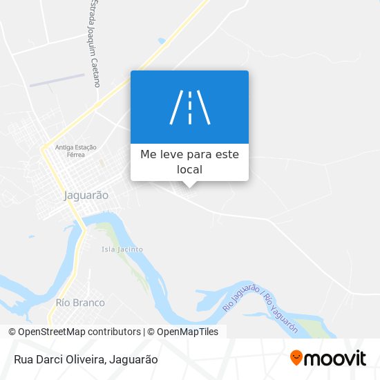 Rua Darci Oliveira mapa