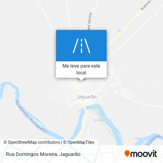Rua Domingos Moreira mapa