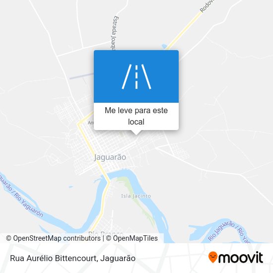 Rua Aurélio Bittencourt mapa