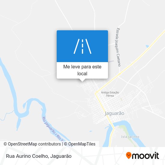 Rua Aurino Coelho mapa