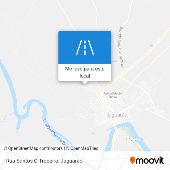 Rua Santos O Tropeiro mapa