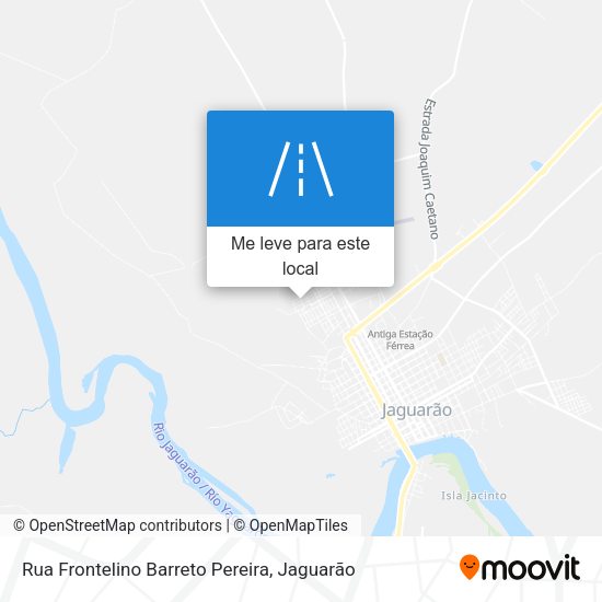 Rua Frontelino Barreto Pereira mapa
