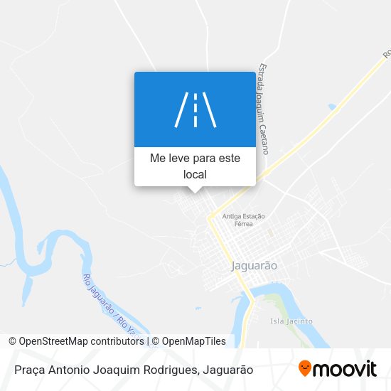 Praça Antonio Joaquim Rodrigues mapa