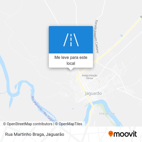 Rua Martinho Braga mapa