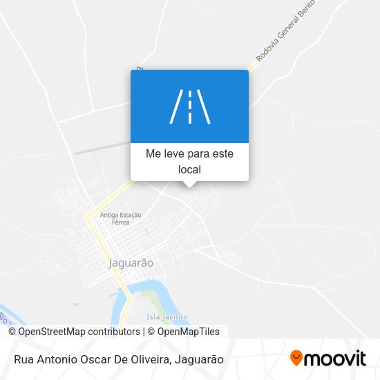 Rua Antonio Oscar De Oliveira mapa