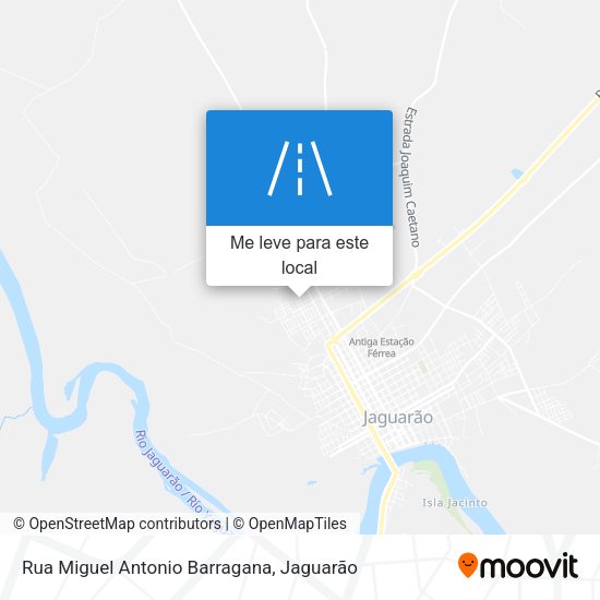 Rua Miguel Antonio Barragana mapa