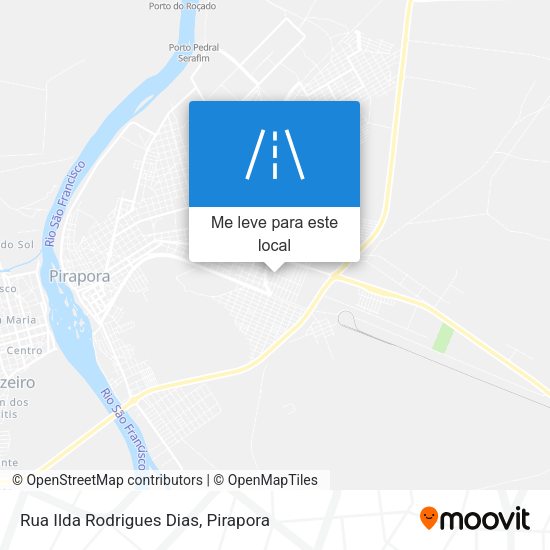 Rua Ilda Rodrigues Dias mapa
