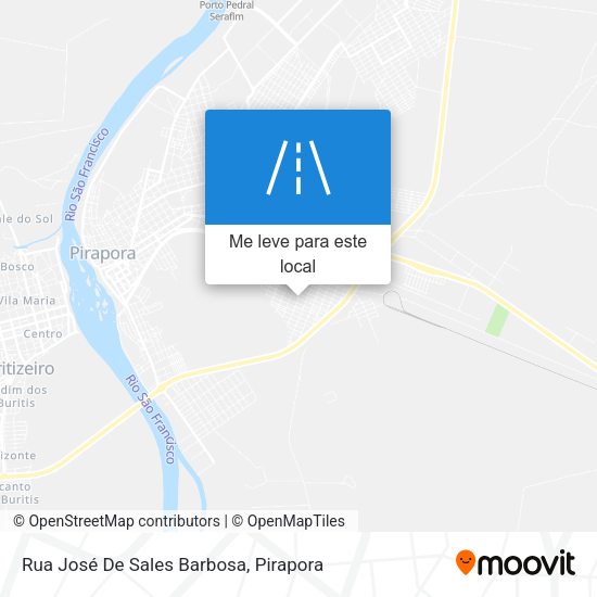 Rua José De Sales Barbosa mapa