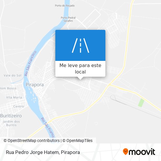 Rua Pedro Jorge Hatem mapa