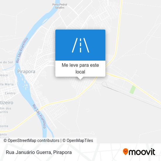 Rua Januário Guerra mapa