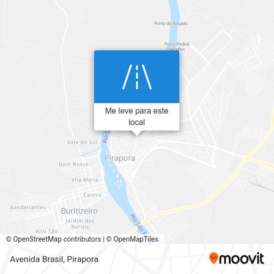 Avenida Brasil mapa