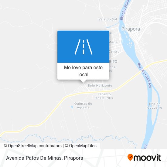 Avenida Patos De Minas mapa