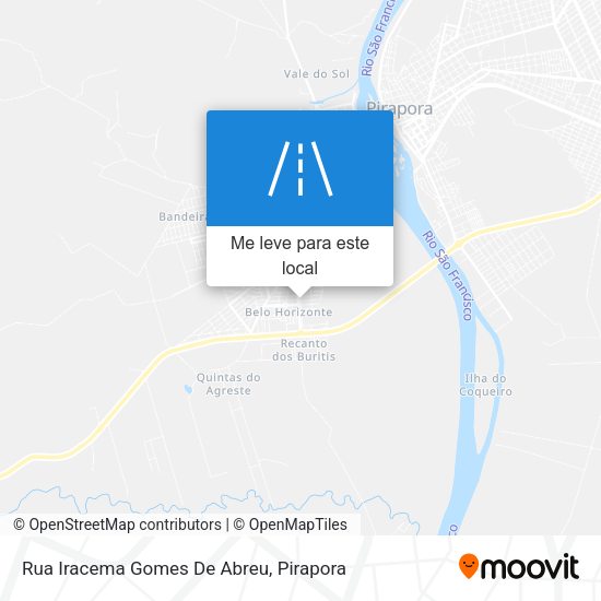 Rua Iracema Gomes De Abreu mapa