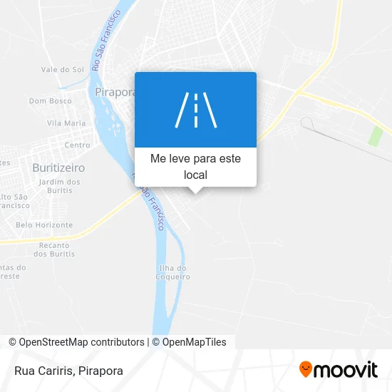 Rua Cariris mapa