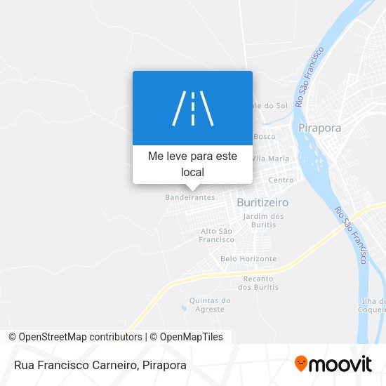 Rua Francisco Carneiro mapa