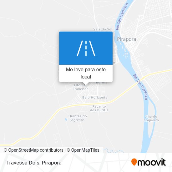 Travessa Dois mapa