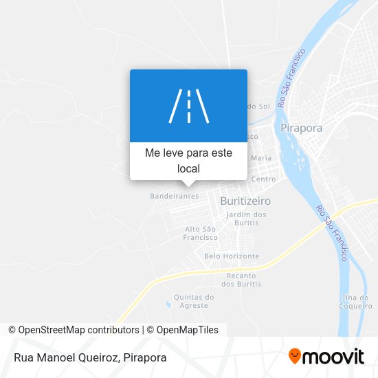 Rua Manoel Queiroz mapa