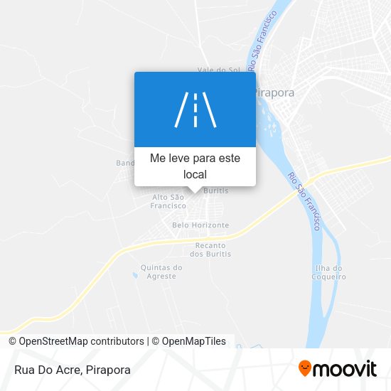 Rua Do Acre mapa