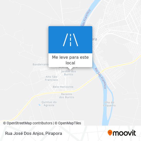 Rua José Dos Anjos mapa