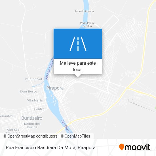 Rua Francisco Bandeira Da Mota mapa