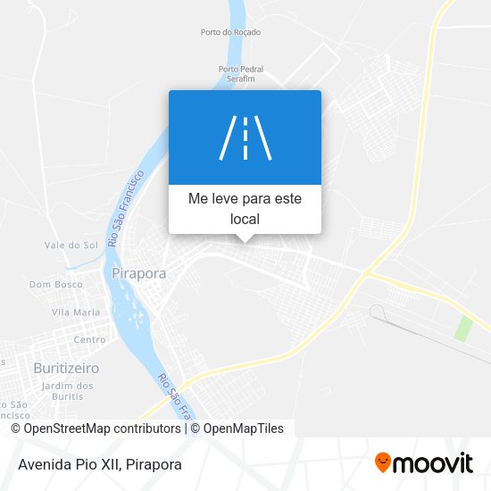 Avenida Pio XII mapa
