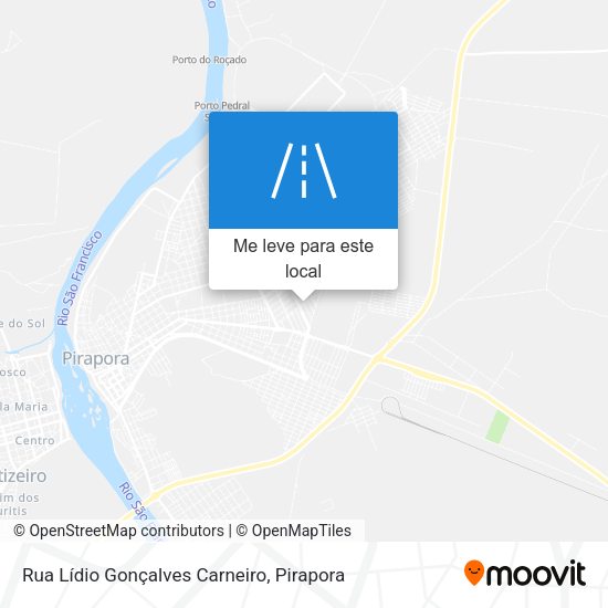 Rua Lídio Gonçalves Carneiro mapa