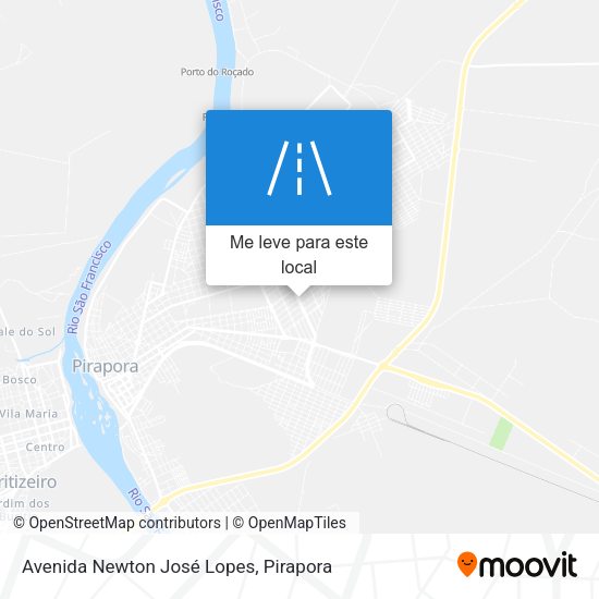 Avenida Newton José Lopes mapa