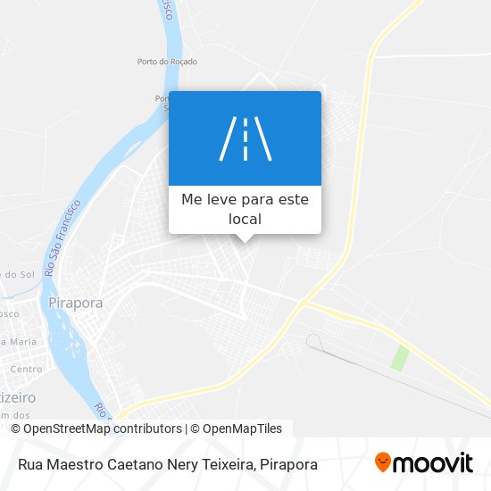 Rua Maestro Caetano Nery Teixeira mapa