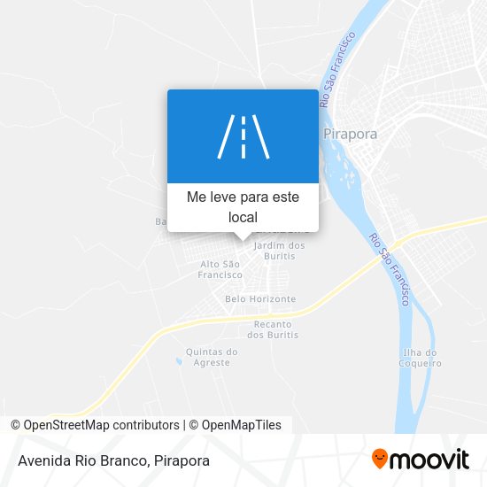 Avenida Rio Branco mapa
