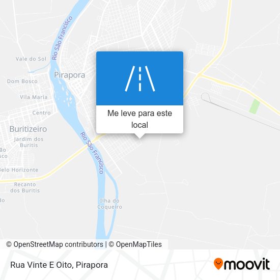 Rua Vinte E Oito mapa