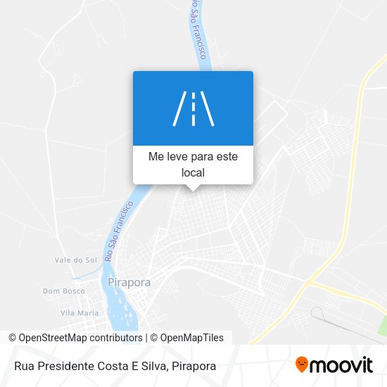Rua Presidente Costa E Silva mapa
