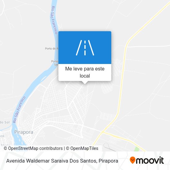 Avenida Waldemar Saraiva Dos Santos mapa