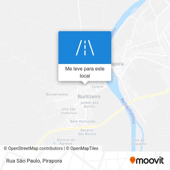 Rua São Paulo mapa