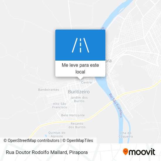 Rua Doutor Rodolfo Mallard mapa