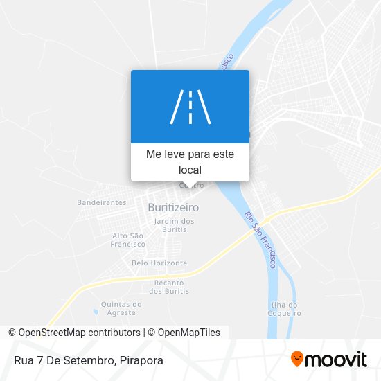 Rua 7 De Setembro mapa