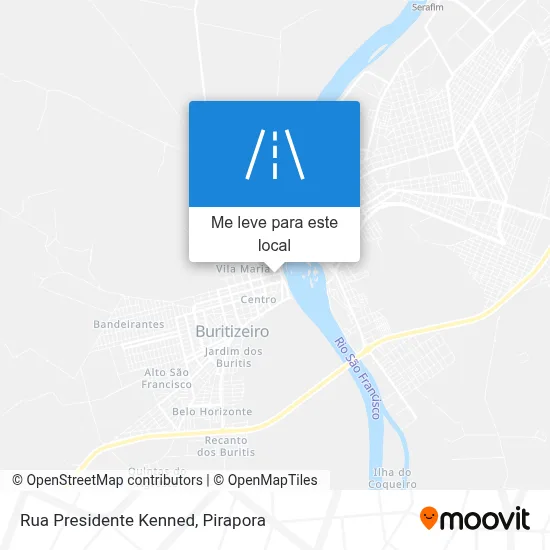 Rua Presidente Kenned mapa