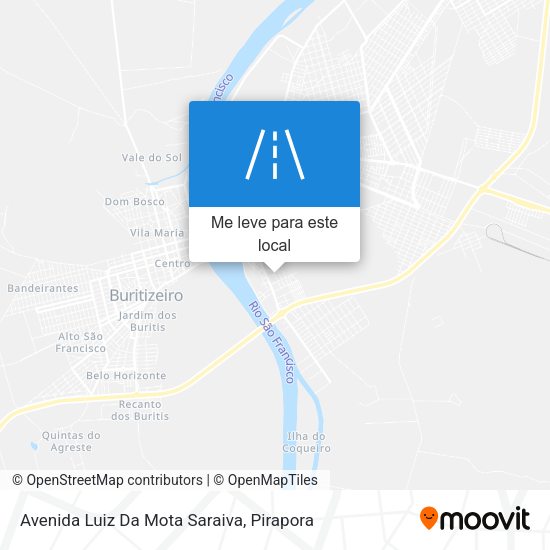 Avenida Luiz Da Mota Saraiva mapa