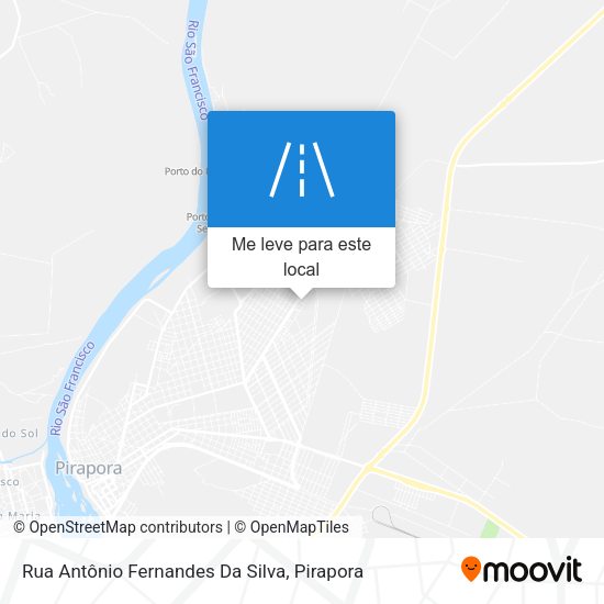 Rua Antônio Fernandes Da Silva mapa