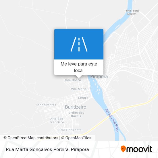 Rua Marta Gonçalves Pereira mapa