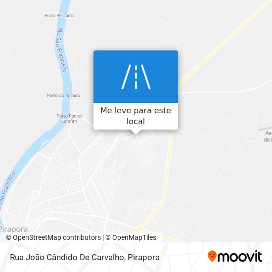 Rua João Cândido De Carvalho mapa